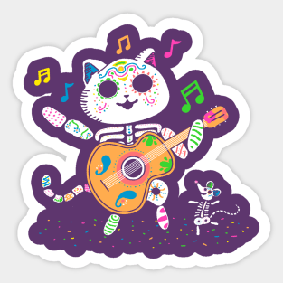 Cancion Del Gato De Los Muertos Sticker